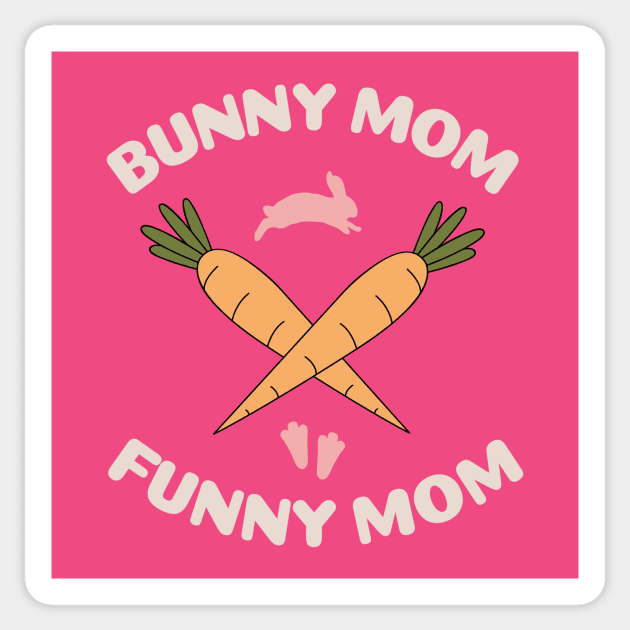 Funny bunny mommy Sticker by Nice Surprise